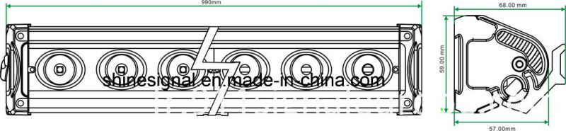 120W LED Grille Bar Light (SA5-24 120W)